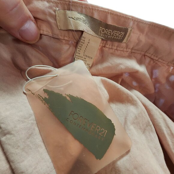 Forever 21 Womens Skirt Size S Pink Layered Eyelet Design - Picture 4 of 4